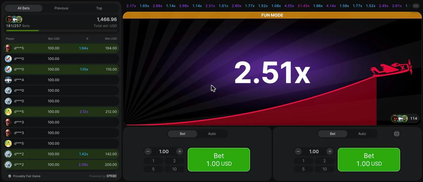 Aviator round in progress at 1.87x with the live bets panel showing KSh stakes