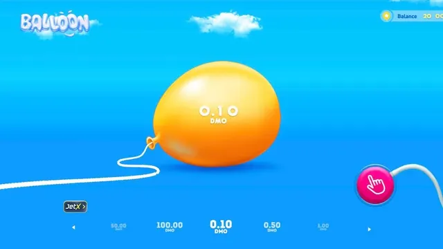 Balloon game screen